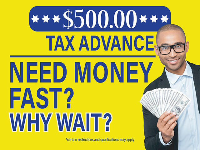 Get a tax advance loan